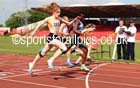 Under-15 girls 100 metres at the North Eastern Championships, Gateshead International Stadium.  Photos: David T. Hewitson/Sports for All Pics